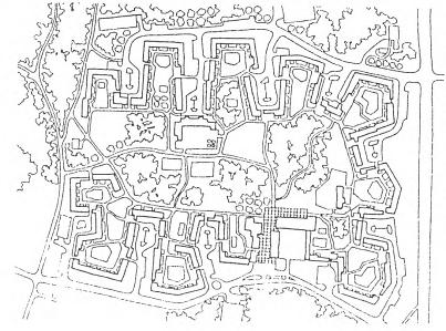 34. Baronbackarna svéd lakótelep, 1954, Örebro.