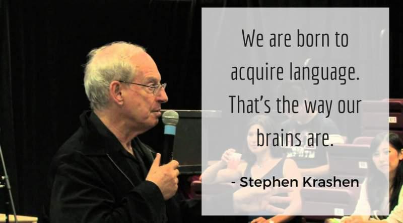 Stephen Krashen nyelvész prof.