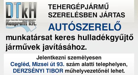 AMIT KÍNÁLUNK: 15 munkanap/hónap