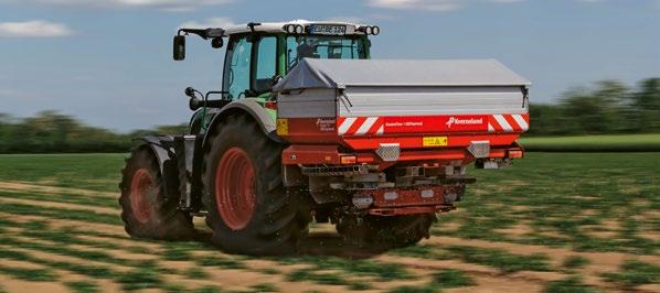 Exacta TLX GEOspread GEOspread Rendszer ISOBUS Kompatibilis Szórás nagy sebességgel Az Exacta TLX GEOspread műtrágyaszóró tartály mérete 1875 liter, mely tovább növelhető az