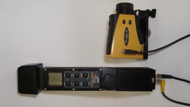 MapStar Compass Module II A Laser Technology TruPulse 360B típus volt a vizsgált műszer, viszont elvégeztem egy összehasonlító vizsgálatot egy pontosabb szögmérő műszerrel is, cég termékei közül.