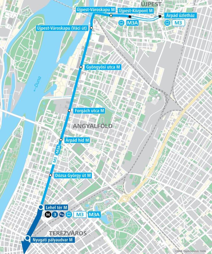 Az M3-as metró felújítása a mobilitási terv alapjai A lezárt északi metrószakaszon: 13500 utas / csúcsóra A metrópótló busz kapacitását az M3-as metró utasszámára méretezzük, nem a metró férőhely