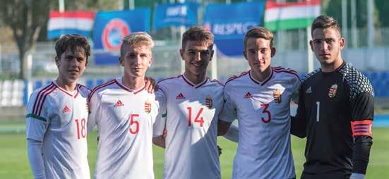 Válogatottak HIBÁTLANUL AZ ELITKÖRBEN AZ U17-ES VÁLOGATOTT Öt Puskás-akadémistánk; Ásványi Balázs, Kocsis Bence, Körmendi Kevin, Papp László és Posztobányi Patrik is alaposan kivette a részét az
