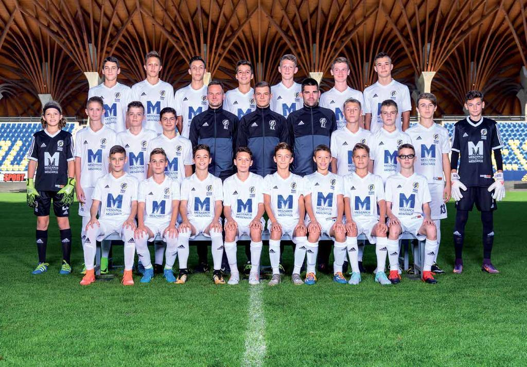 Puskás Akadémia U14 2017 2018 Hátsó sor: NÉMETH Kristóf, PEKÁR István, FARKAS Bendegúz, BABÓS Levente, KISS Norbert, KOCSIS Dominik, CSÁKI Armand Középső sor: PÉCSI Ármin, CSERNUS Richárd, GRUBER