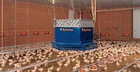 Az R-szériánál a ventilátor a meleg levegőt a hatszögletű proil kifúvónyílásain keresztül egyenletesen osztja szét a tartástérben.