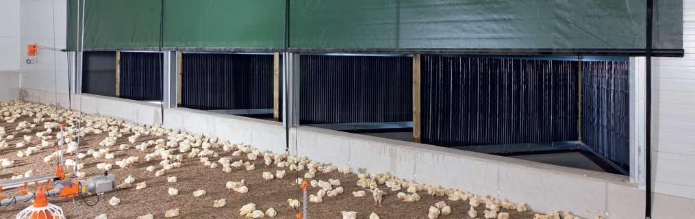 ELHASZNÁLT LEVEGŐ TISZTÍTÁS A StuffNix porszűrővel történő kombinációval akár 51% finompor és bioaeroszol szűrhető ki az istállóból.
