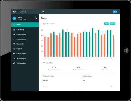 frissitéssel GPS+SBAS 14 Hz frissítéssel Megoldható a fedélzeti RTK egy