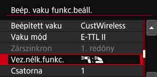 Egyedi vezeték nélküli vakus fényképezésk Teljesen automatikus fényképezés egy külső Speedlite vakuval és a beépített vakuval 1 2 3 Ez a rész az egy külső Speedlite vakuval és a beépített vakuval