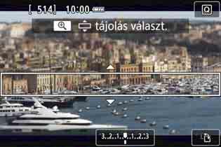 Az <Y> <Z> gombokkal válassza ki az [5x], [10x] vagy [20x] lehetőséget, majd nyomja meg a <0> gombot.