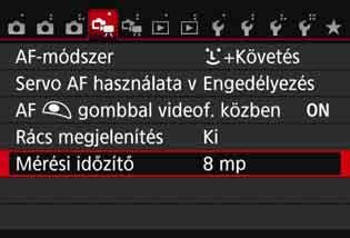 3 A menüfunkciók beállításai Z1 Ha a főkapcsolót <k> állásba állítja, a [Z1] és a [Z2] lapon a videofelvételek készítéséhez használható funkciók jelennek meg.