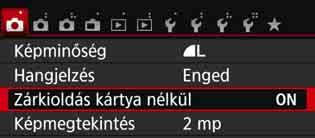 Ha csak az érintőképernyőn végzett műveletek során kívánja kikapcsolni a hangjelzést, válassza az [Érintse: y] lehetőséget.