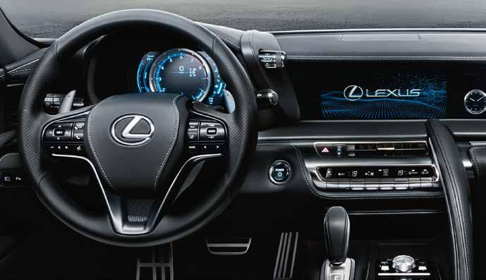 LEXUS TECHNIKAI ÖSSZEFOGLALÓ Hibridhajtás Az LC hibridhajtásának alapja a teljesítményszabályozó egység (PCU); ez ellenőrzi a különleges full hybrid hajtásláncban az energia elosztását.