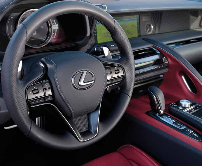 LEXUS SAFETY SYSTEM + * PCS Ütközés előtti biztonsági rendszer A berendezés egy milliméteres hullámhosszú radar és monokuláris kamera segítségével méri fel az ütközésveszélyt.