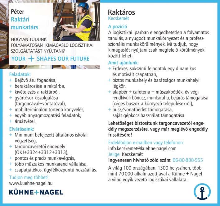 6000 Kecskemét, Kőhíd utca 17. Tel./fax.