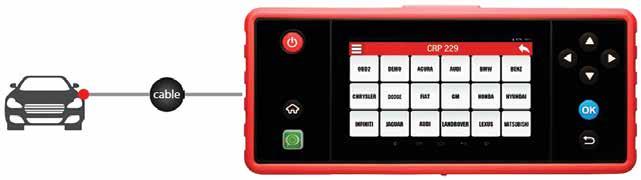 DIAGNOSZTIKA Launch CRP-229 diagnosztikai készülék CIKKSZÁM: LAXCRP-229 A Launch CRP-229-es készülék Android operációs rendszeren alapuló kompakt diagnosztikai készülékkel a következő diagnosztikai