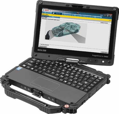 Átalakítható számítógépként ötvözi a laptop és a táblagépek funkcióit, hogy megkönynyítse a rugalmas és kényelmes munkavégzést, főleg műhelykörülmények között.