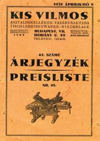 2. rész ASZTALOSIPARI SZERELVÉNYEK A KÉT VILÁGHÁBORÚ KÖZÖTT Pauló Tamás faipari mérnök-tanár A Magyar Asztalos májusi számában mutattam be az 1935-ben megjelent Ligeti szerelvénykatalógust.