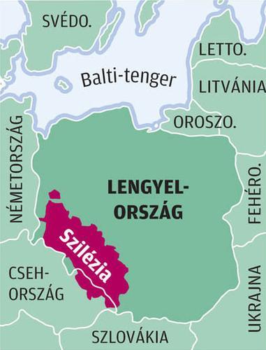 Szilézia A legnagyobb része ma Lengyelország határain belül fekszik, kis része Csehországban és