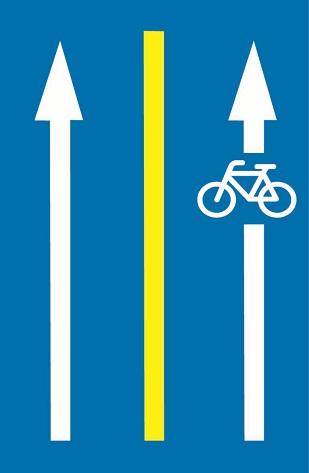balra kíván továbbhaladni, a kerékpárról leszállva, a keresztező út menetirány szerinti jobb oldalán közlekedő járművekhez