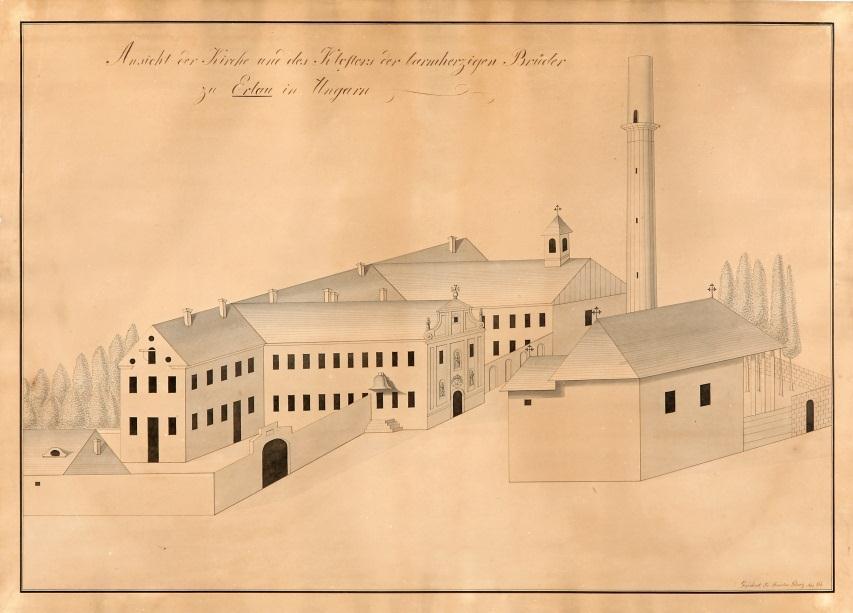 Lavírozott tollrajz 6. Fr.
