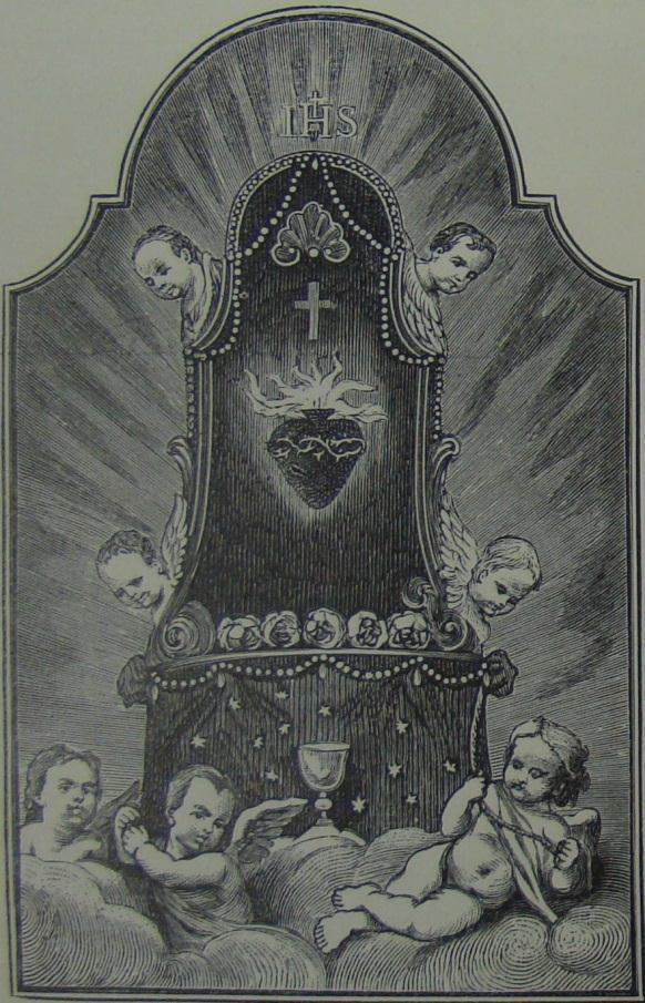 8. Jézus Szíve olajfestmény az