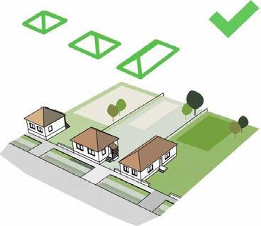 22 TETŐFORMA A községben lévő tetőformák