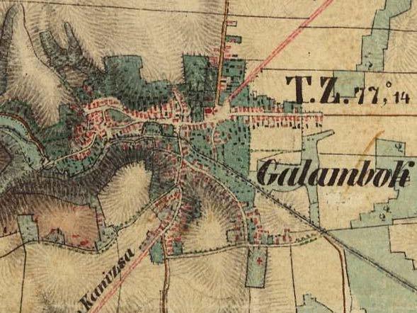 6 A második katonai felmérés (1806-1869) A XVIII. század végén és a XIX. század elején gyorsan fejlődött a település. 1805-ben a lakosok száma már 880 fő volt, 1848-ra ez a szám már 1 400 főre nőtt.