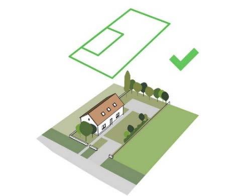 épületek tengelye általában közel derékszögű az utcákra.