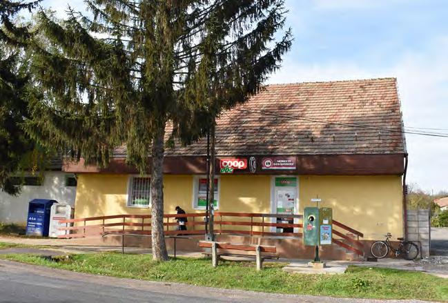 Vegyesbolt A település lakosságának élelmiszer ellátását a