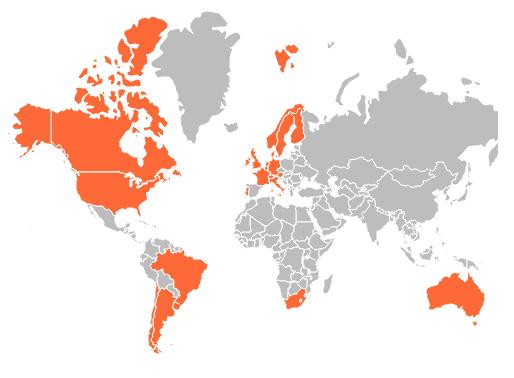 47 4 Amerikai Egyesült Államok 24 4 Kanada 17 3