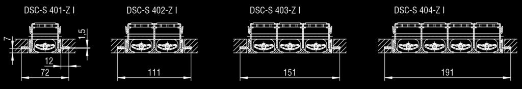 Kiegészítő profil DSC-S-hez Kiegészítő profil Z I: