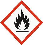 Veszélyt jelző piktogramok : Figyelmeztetés : Veszély Figyelmeztető mondatok : H225 Fokozottan tűzveszélyes folyadék és gőz. H319 Súlyos szemirritációt okoz.