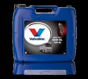 VALVOLINE HEAVY DUTY GEAR OIL VALVOLINE HEAVY DUTY AXLE OIL A teherutók és buszok sebességváltói különböző igényekkel rendelkeznek.