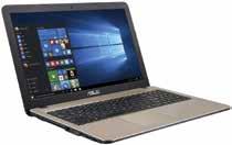 * 15,6, 1366x768, Intel Core i3-5005u 2,00 GHz, 4 GB/256 GB SSD, Intel HD