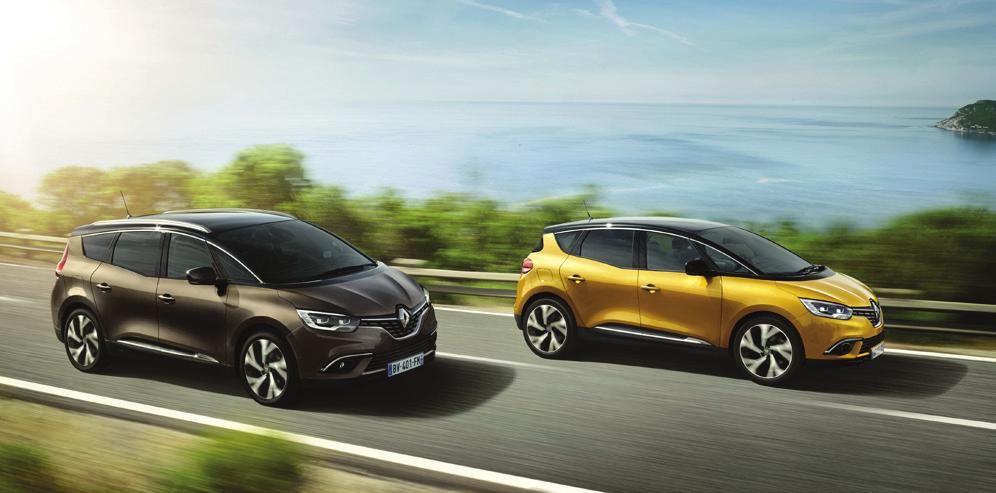 Renault SCENIC A családi autók új generációja LISTAÁR Motor Ülések száma TCe 115 FAP TCe 140 FAP TCe 160 FAP Blue dci 120 Blue dci 150 Scenic 5 5 999 000 6 399 000 Grand Scenic 7 6 799 000 Scenic 5 6