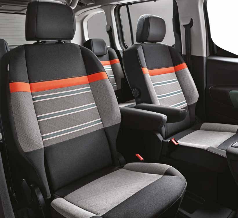 MÉG OTTHONOSABB BELTÉR A JÓ KÖZÉRZET ÉRDEKÉBEN Az új Citroën Berlingo valamennyi utasának kivételes kényelmet és