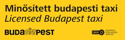 d) Bl első jtó A Minősített budpesti txi / Licensed Budpest txi felirtú mtric ltt személytxi-szolgálttást szervező és
