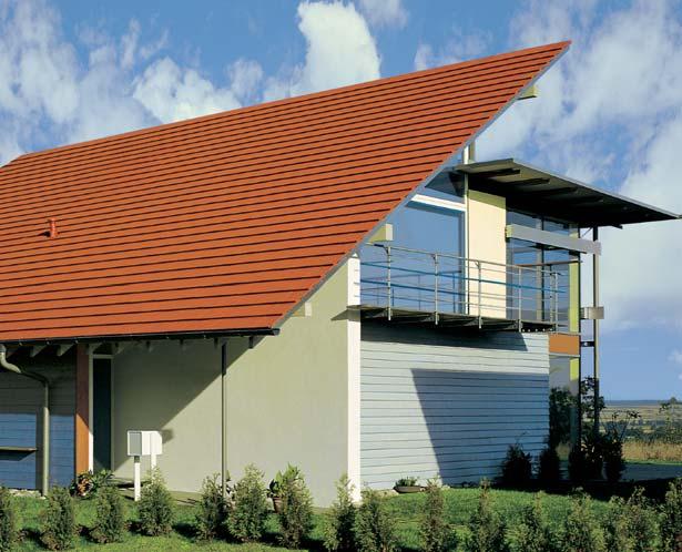 A Bramac Tectura tetõcserepet a 21. század modern építészete hívta életre.