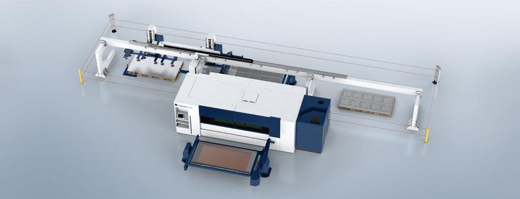 Az Ön 2030 fiber gépénél a lézer a gépbe van integrálva, így helyet takaríthat meg.