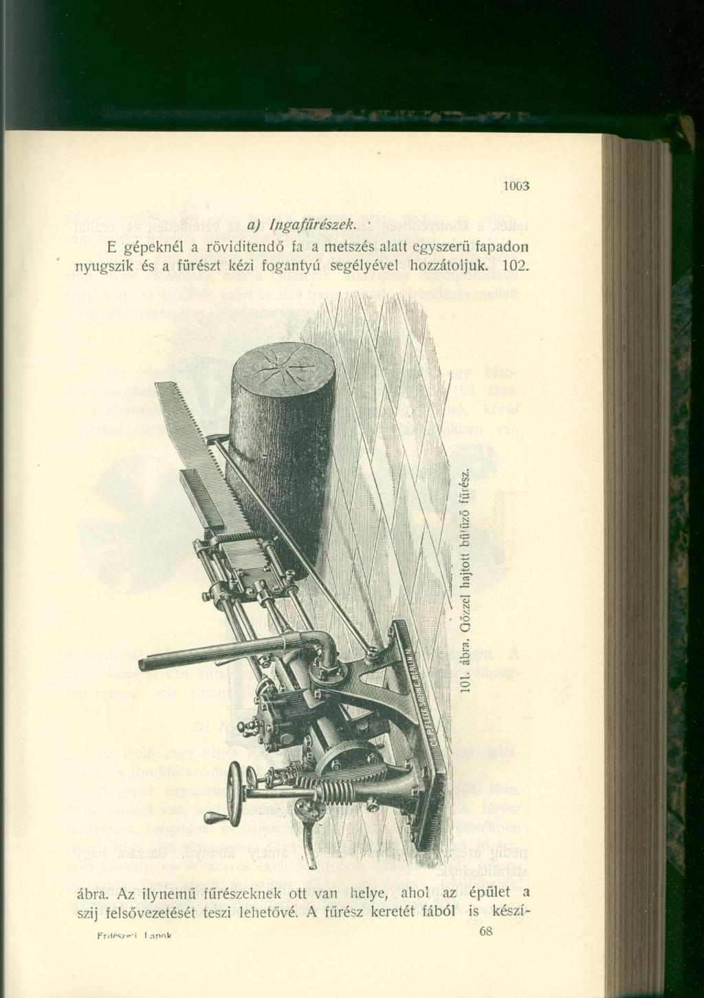 a) Ingafűrészek.
