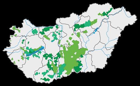 a legtöbb fertőzési lehetőség a Balaton körül, valamint az Alföld egyes részein és Villány környékén jött létre.