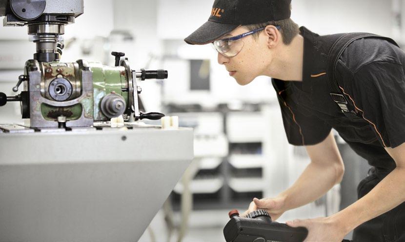 Munkavégzés a STIHL-nél