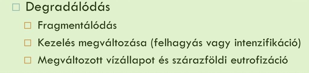 Megváltozott vízállapot