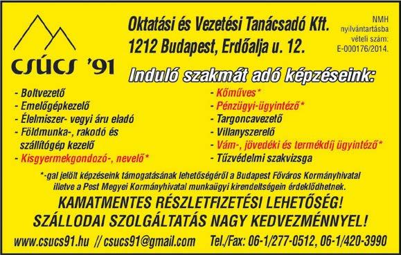 7:00 16:00 Péntek: 7:00 12:20 Jelentkezését önéletrajz és bizonyítványok megküldésével az park@varosgazda.
