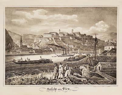 Csaplovics, (János) Johann v(on): Gemälde von Ungern. I-II. Theile. Pesth, 1829. C. A. Hartleben. (2)+VIII+345+(7)p.+1 színes, kihajt. térk.; (2)+V+(1)+334p.