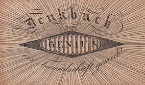 Központi Antikvárium 51 135. Denkbuch dem Genius der Freundschaft geweiht Egy magyar kislány emlékkönyve, a lapokon német nyelvű szöveggel. Négy levélen rajzok láthatók.