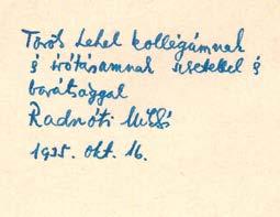 Radnóti Miklós: Pogány köszöntő. Versek. Bp., 1930. Kortárs. 48p. Első kiadás. Számozott (109./500) példány. A költő első megjelent kötete.