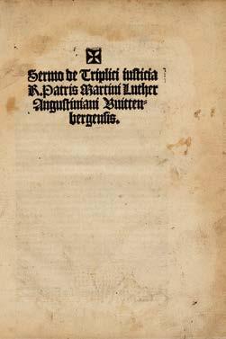 A pápa egyházi főhatalmát vitató írás ebben az évben jelent meg első alkalommal Wittenbergben, valamint Bázelban, Mainzban és Augsburgban is. Gerincén papírcsíkkal. Unbound.