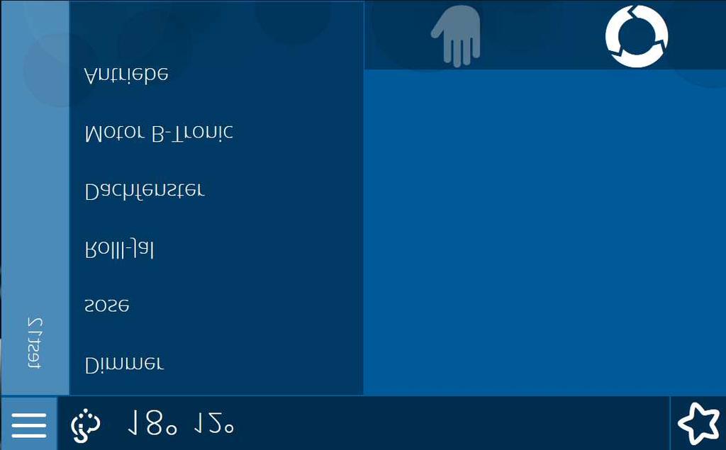 Áttekintés a kezdőképernyőről 1 2 3 4 5 1. Menü 2. Időjárás-előrejelzés 3. Nappali hőmérséklet 4. Éjszakai hőmérséklet 5. Gomb a kedvencek létrehozásához Hálózati csatlakozás 1.