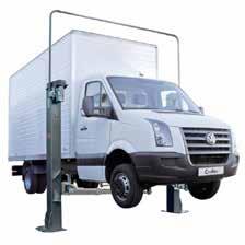 szett: - forgózsámoly szett max. 3000 kg teherbírással - 4 kerékadapter max.